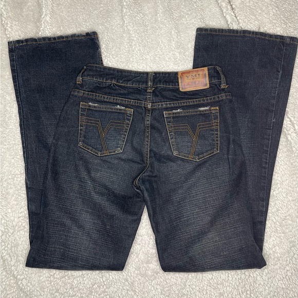 Y2K dark blue  boot cut jeans - Picture 2 of 6